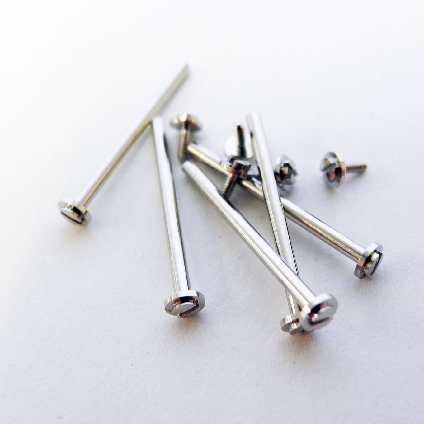 Swiss Chrome Plated Screw Case Watch Bars - MS417 (Packs of 5)