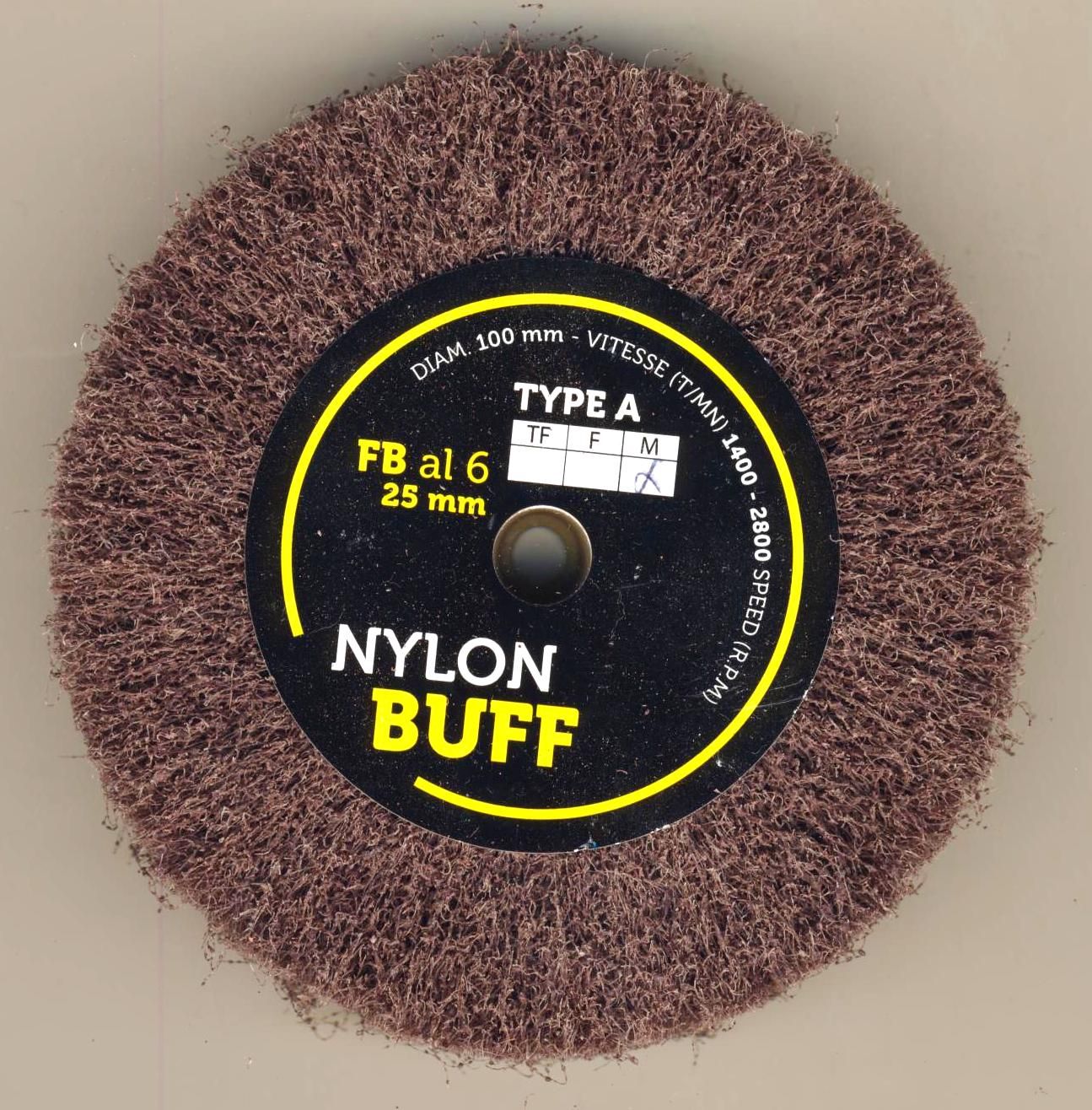 Bufflex FB6 Satin Finishing Wheel Medium - (GURU) TM565