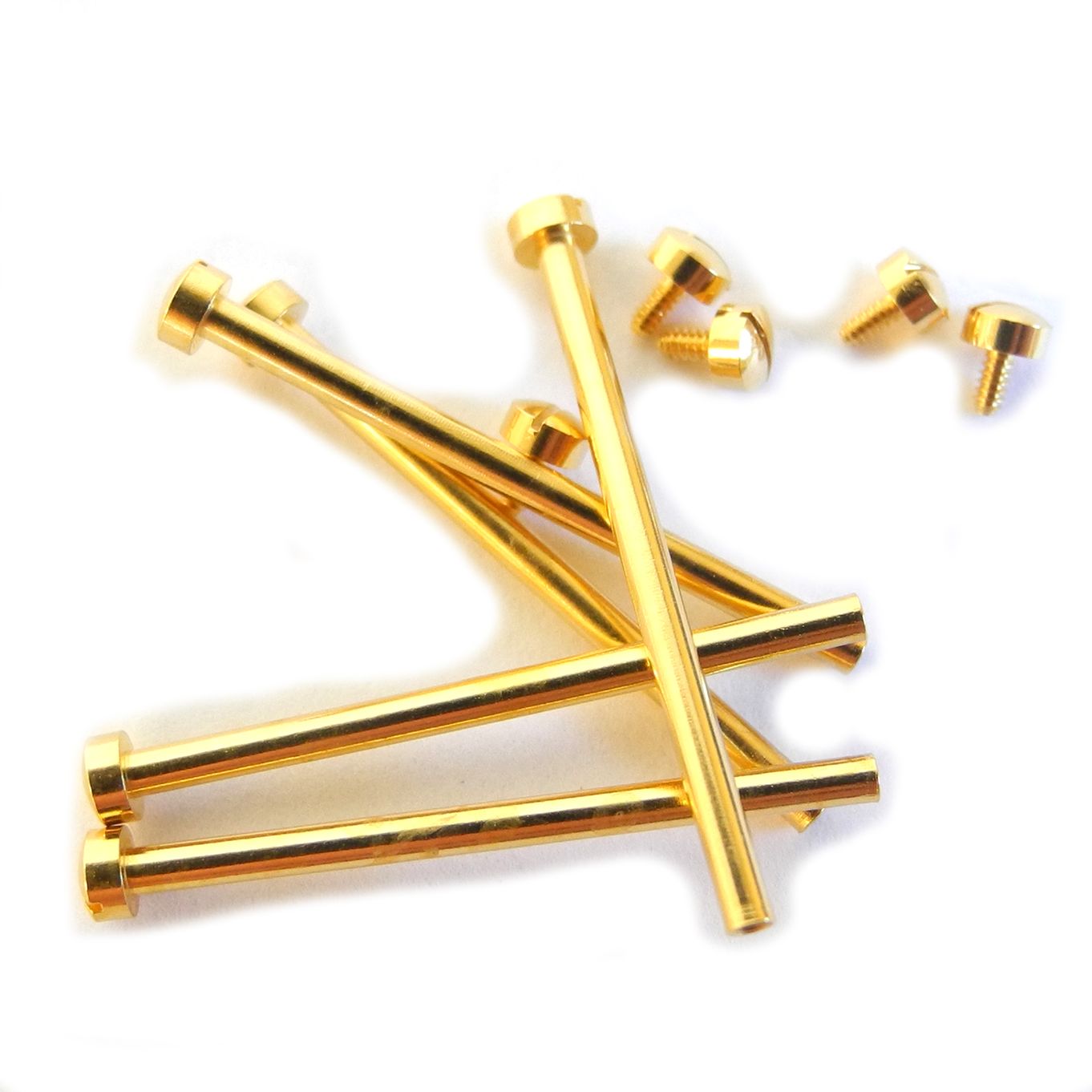 Swiss Gold Plated Screw Case Watch Bars - MS413 (Packs of 5)