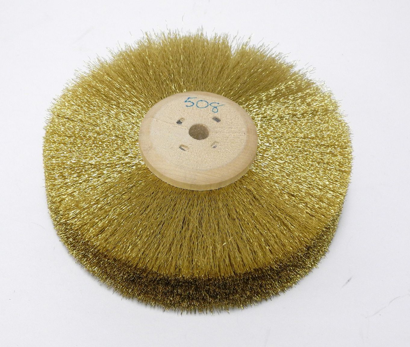 BRASS CIRCULAR BRUSH WHEEL - TM509