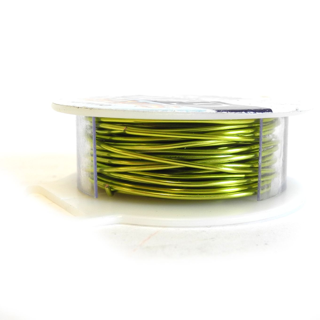 Craft Wire Peridot  Silver Plated  1.024mm Thick  6.1M Length - FT2218SPPER