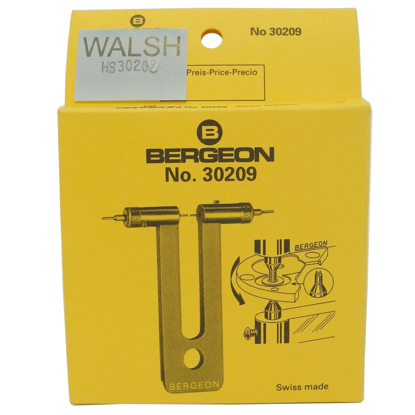 Bergeon 30209-B Perni Di Guida Reversibili &oslash; 0,60 / 0,70 Mm MADE