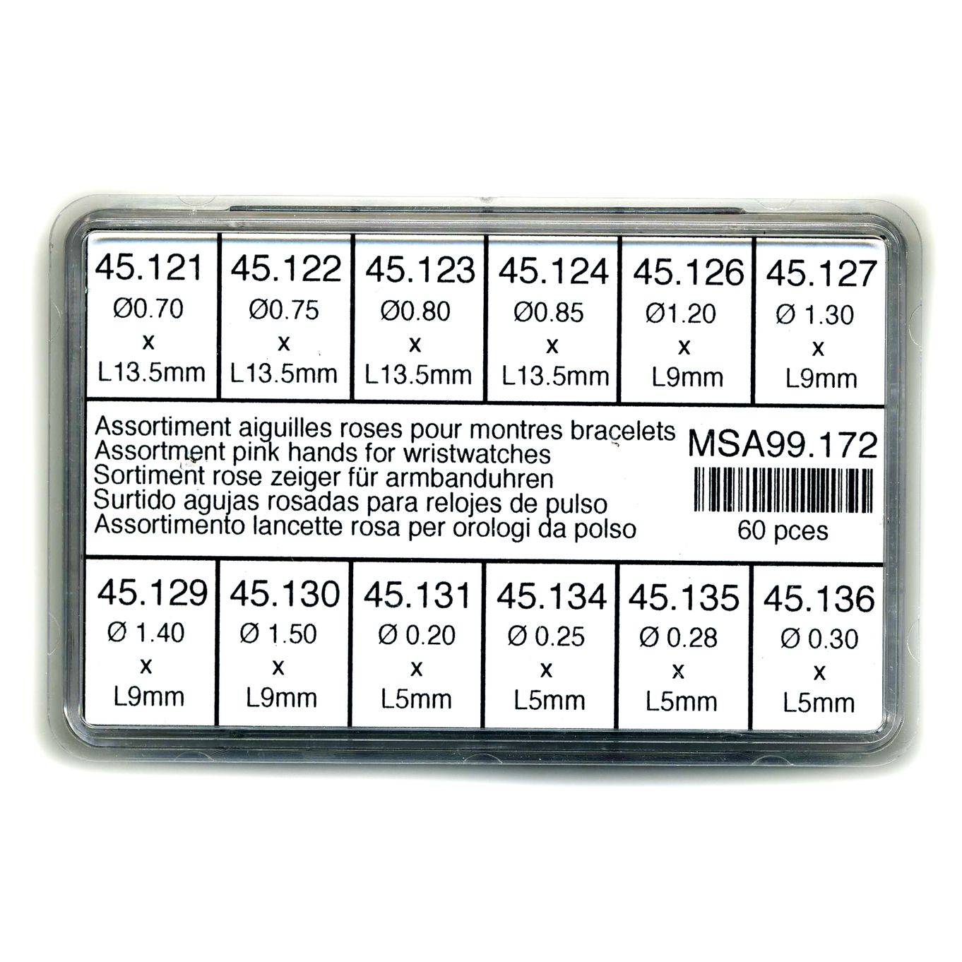 Horotec MSA99.172 Pink Watch Hand Assortment - MY172