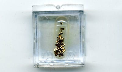 Gold Filled Soft Flex Crimps 1mm x1mm for 0.10 wire (50) - FC11G