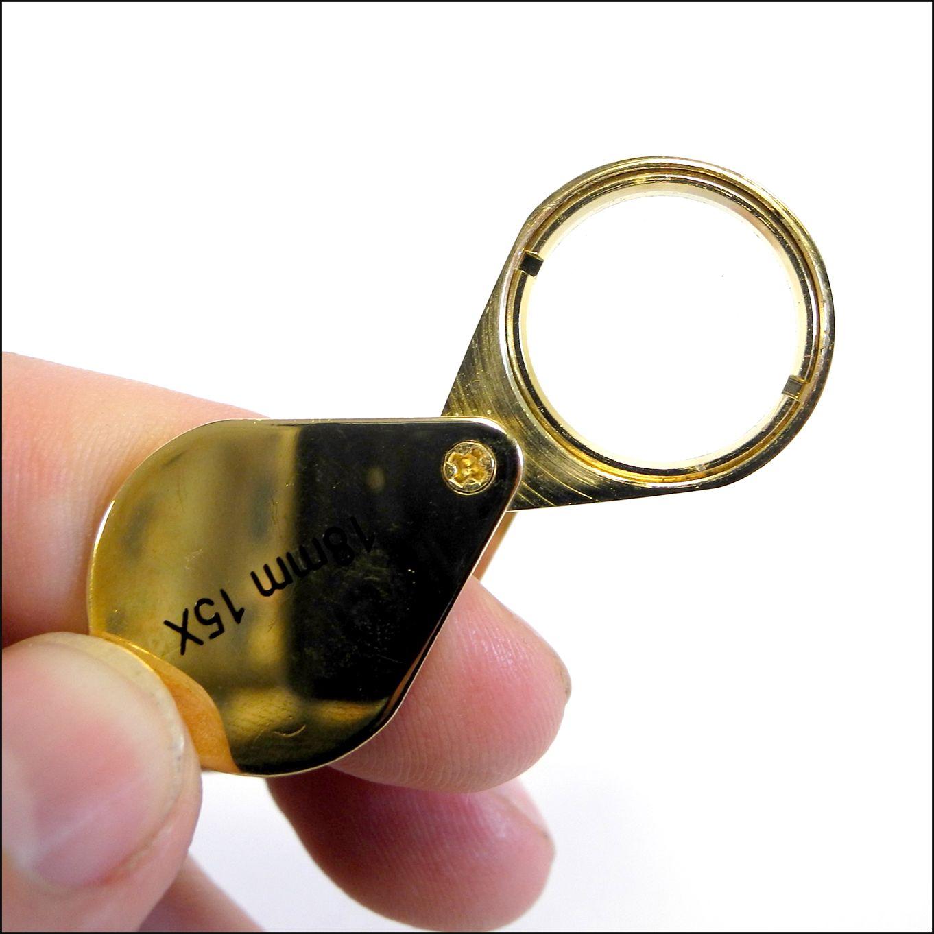 Loupe x15 Magnification Triplet Loupe Gold Plated - HP4615G