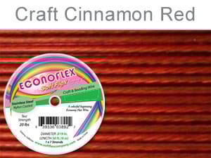 Soft Flex, Econoflex  Red 0.35mm 30ft  7 Strand - FT131RED