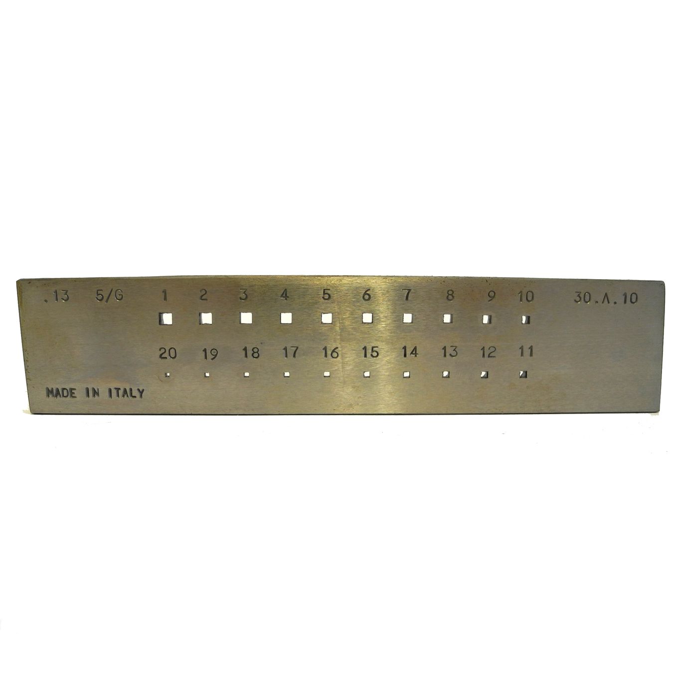 Drawplate Square 20 Hole 3.5mm to 1.00mm - TD445