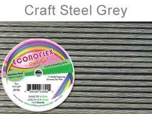 Soft Flex, Econoflex Grey 0.45mm 30ft 7 Strand - FT132GREY