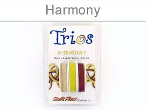 Soft Flex Trio  HARMONY 0.019 10ft  Bone, Lemon Quartz, Copper - FT49HAR