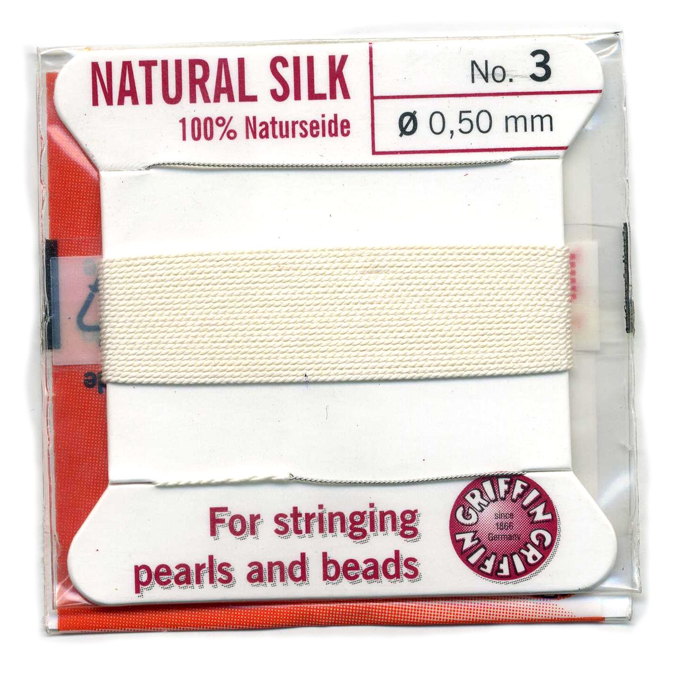 Silk thread store for stringing pearls