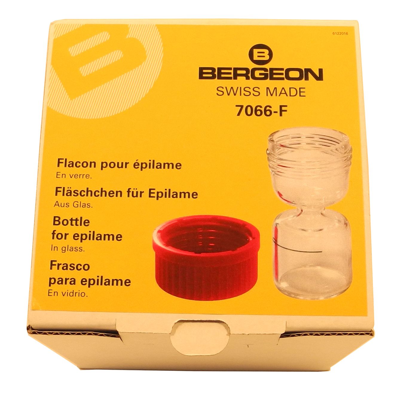 Bouteille En Verre Bergeon 7066-F Pour Fixodrop Moebius - Épilame Horlogerie Neuve