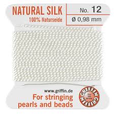 Griffin White Silk Thread 0.98mm - FT5212