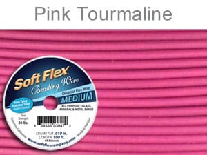 Soft Flex Wire .019 Dark Pink Length 30 ft, 49 Strands,0.45mm - FT452DPINK