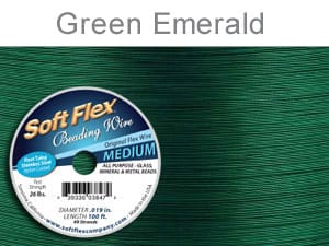 Soft Flex Wire .019 Green Length 30 ft, 49 Strands,0.45mm - FT452GREEN