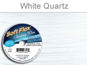 Soft Flex Wire .019 White Length 30 ft, 49 Strands,0.45mm - FT452WHITE