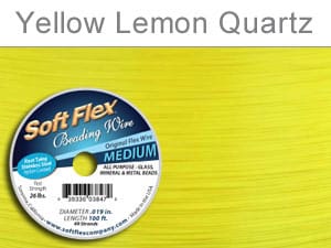 Soft Flex Wire .019 Yellow Length 30 ft, 49 Strands,0.45mm - FT452YELLOW