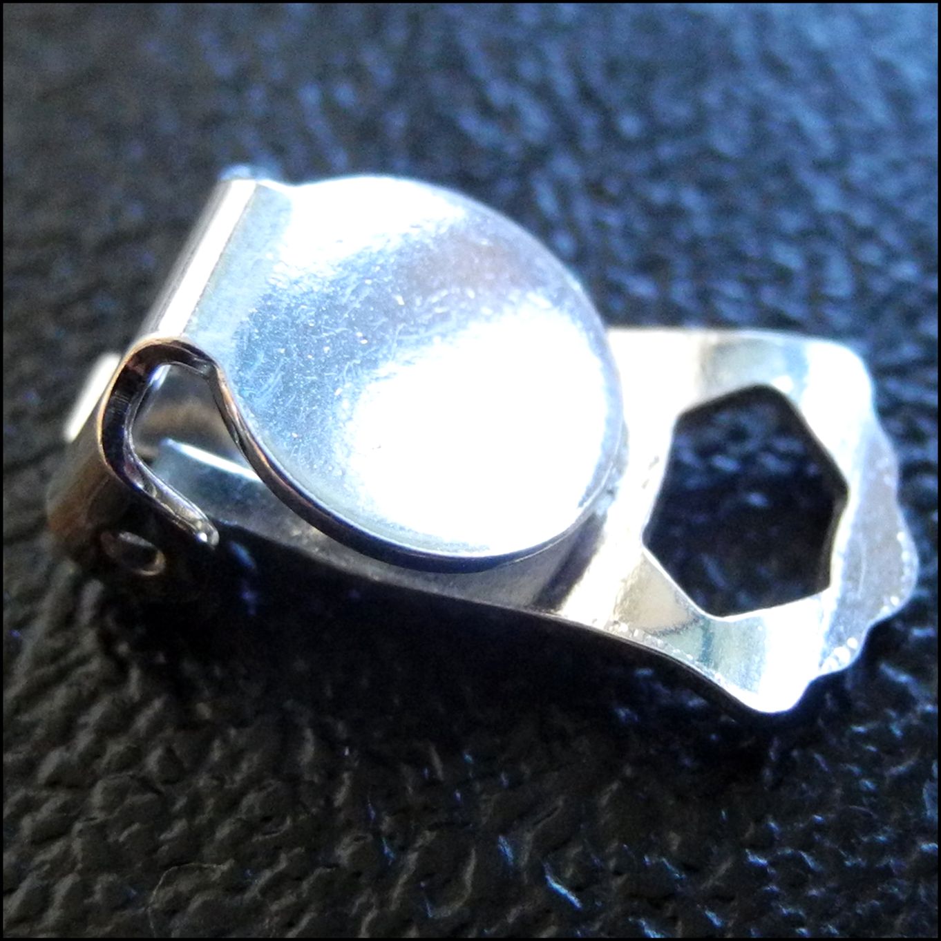 Silver Clip on Earrings with Pad 1 Pair- FE82