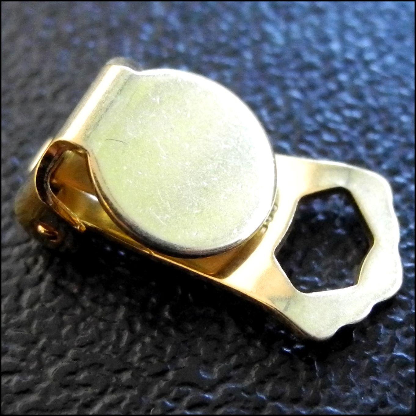Gold Plated Silver Clip on Earrings with Pad 1 Pair - FE83