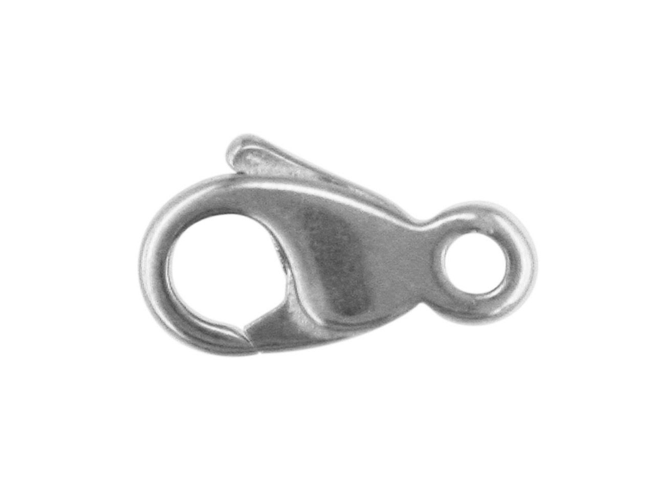 18ct White Carabiner Clasp, 9mm- FC7201