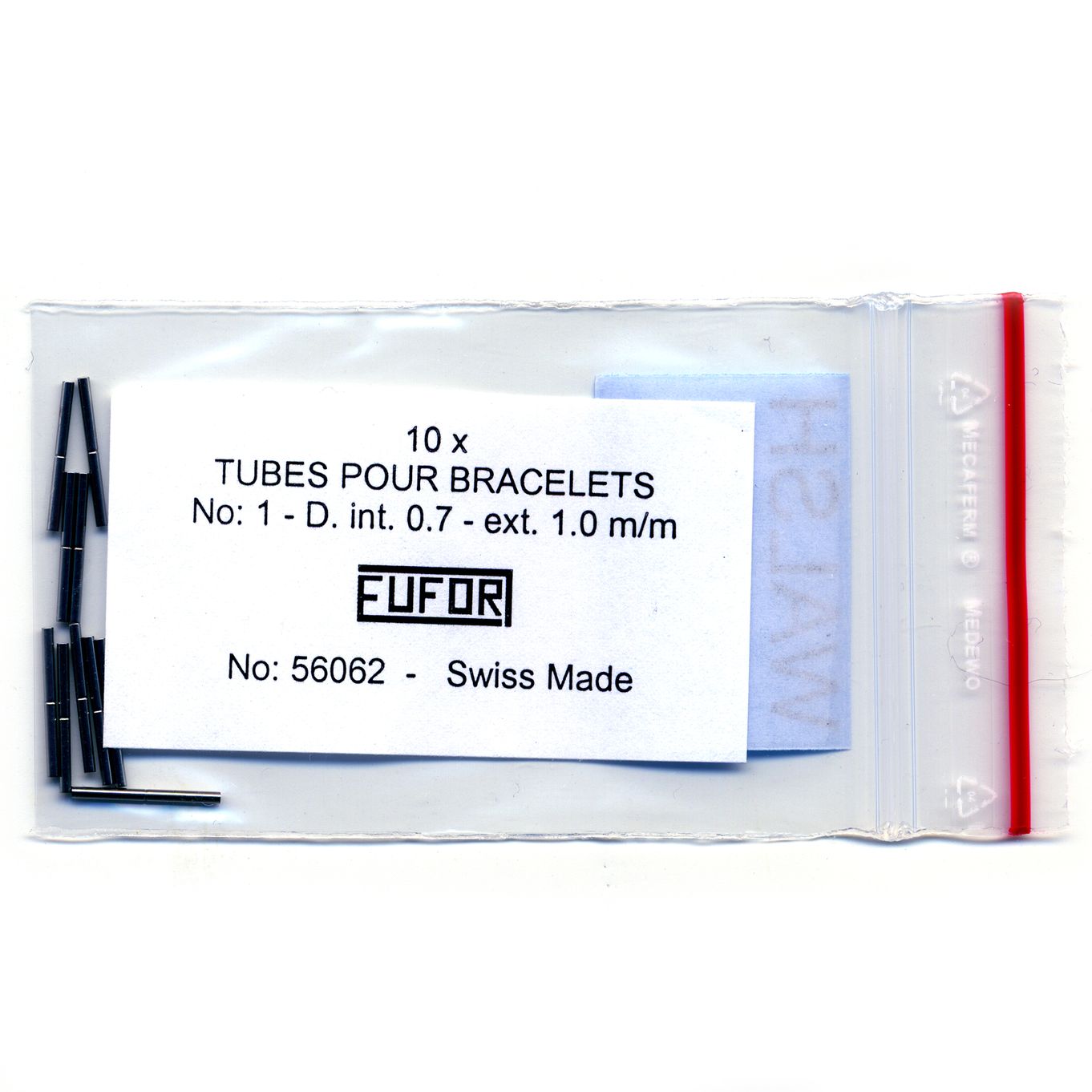 Watch Bracelet Tubes Ø0.70mm / Ø1.00mm 12mm For MY283 - MY2831-1