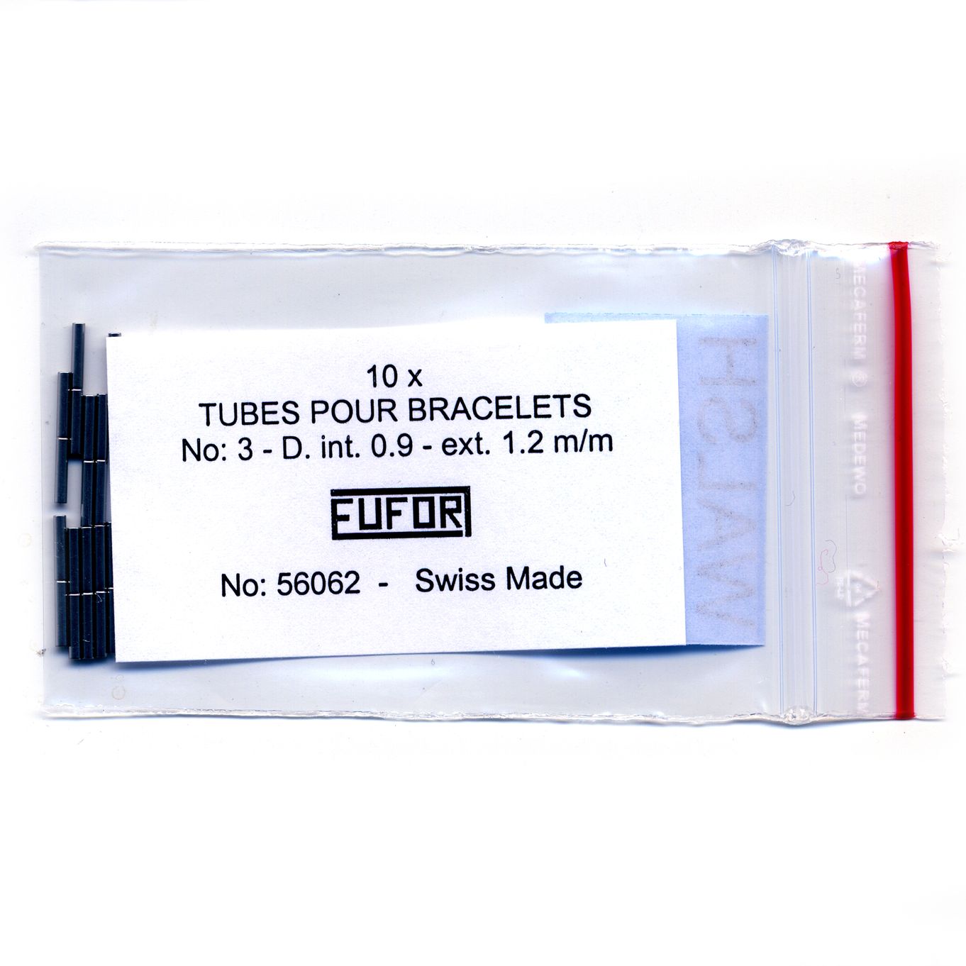 Watch Bracelet Tubes Ø0.90mm / Ø1.20mm 12mm For MY283 - MY2831-3