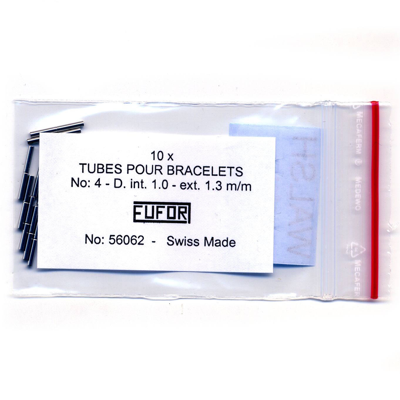 Watch Bracelet Tubes Ø1.00mm / Ø1.30mm 12mm For MY283 - MY2831-4