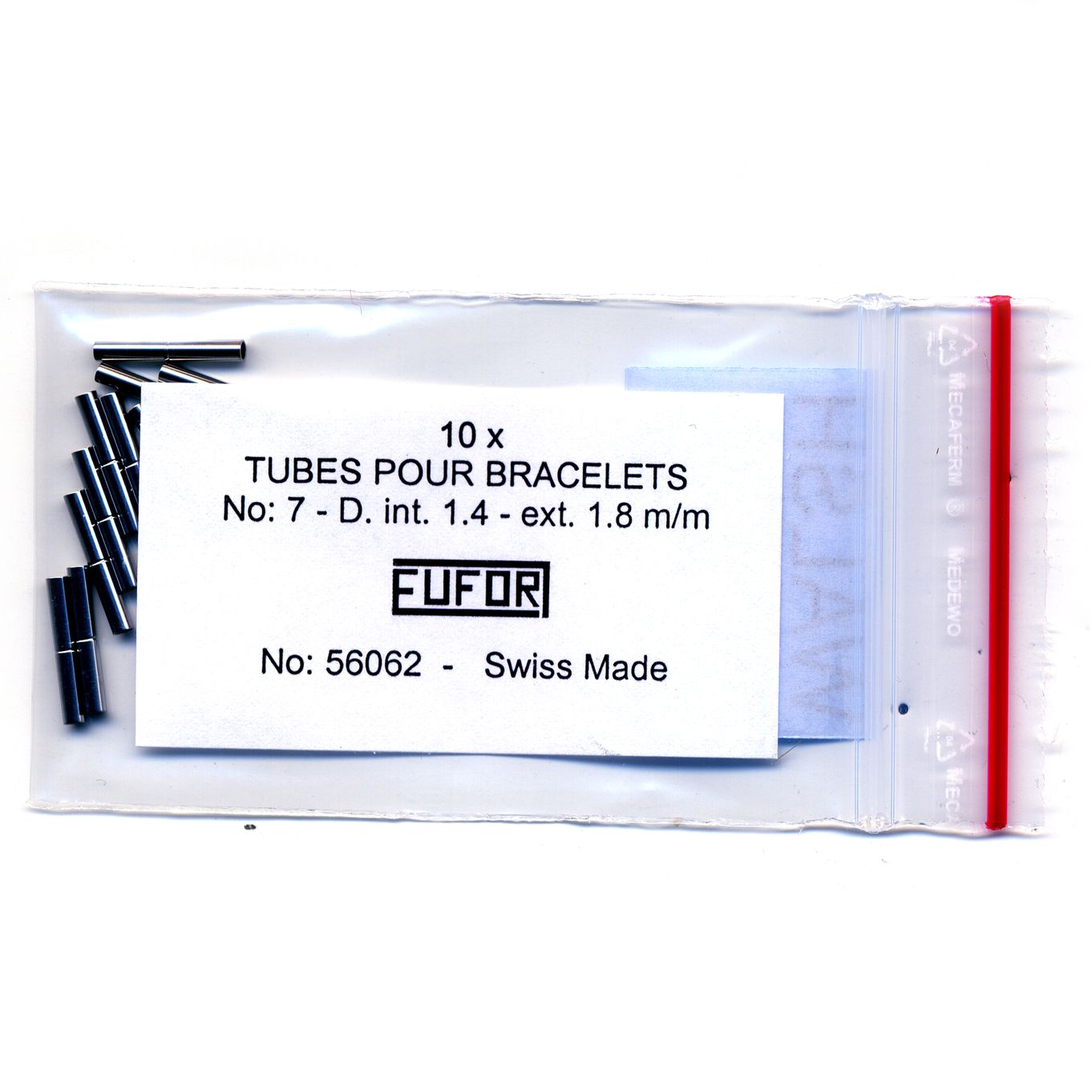 Watch Bracelet Tubes Ø1.40mm / Ø1.80mm 12mm For MY283 - MY2831-7