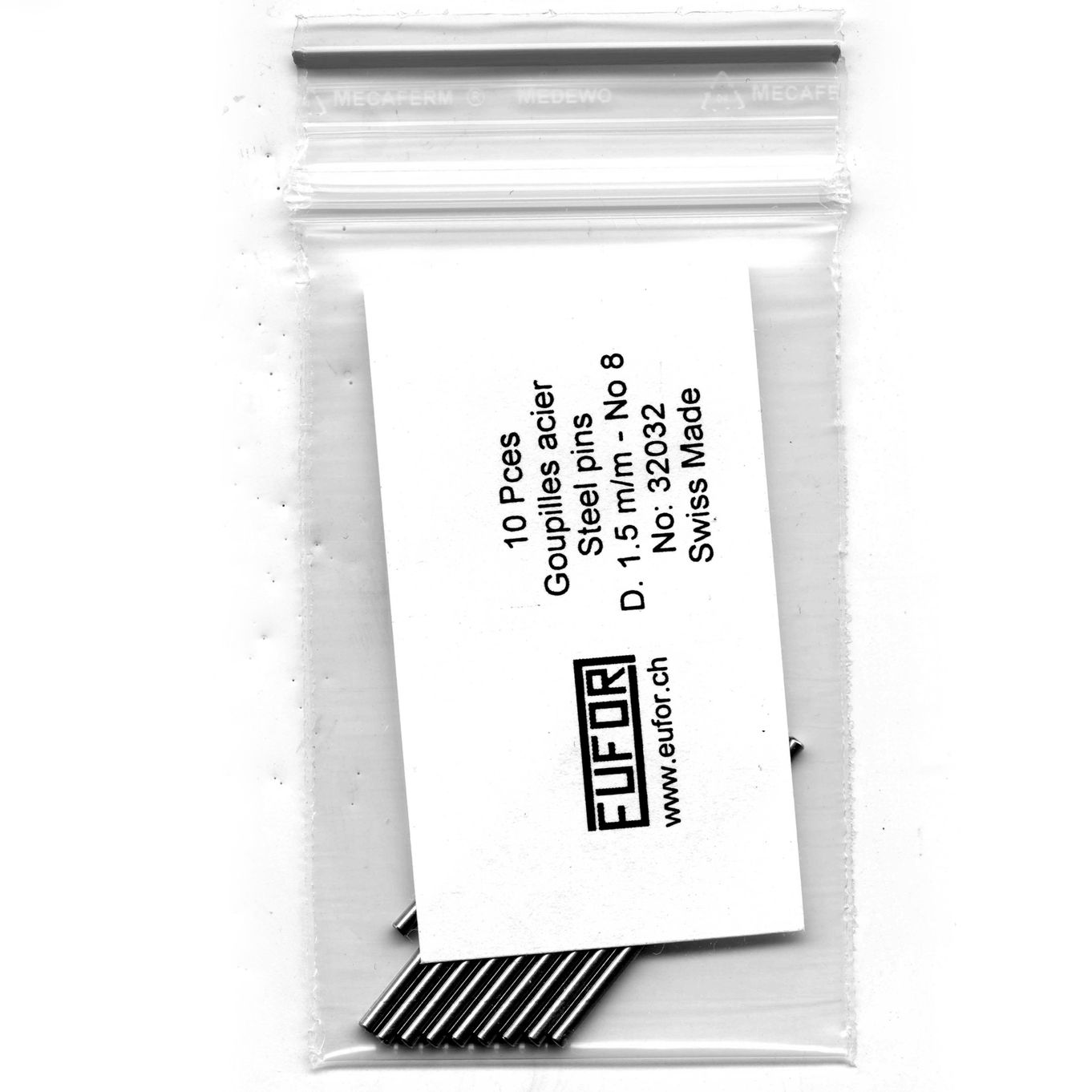 Watch Bracelet Pins Ø1.50mm 30mm For MY283 - MY2831-15