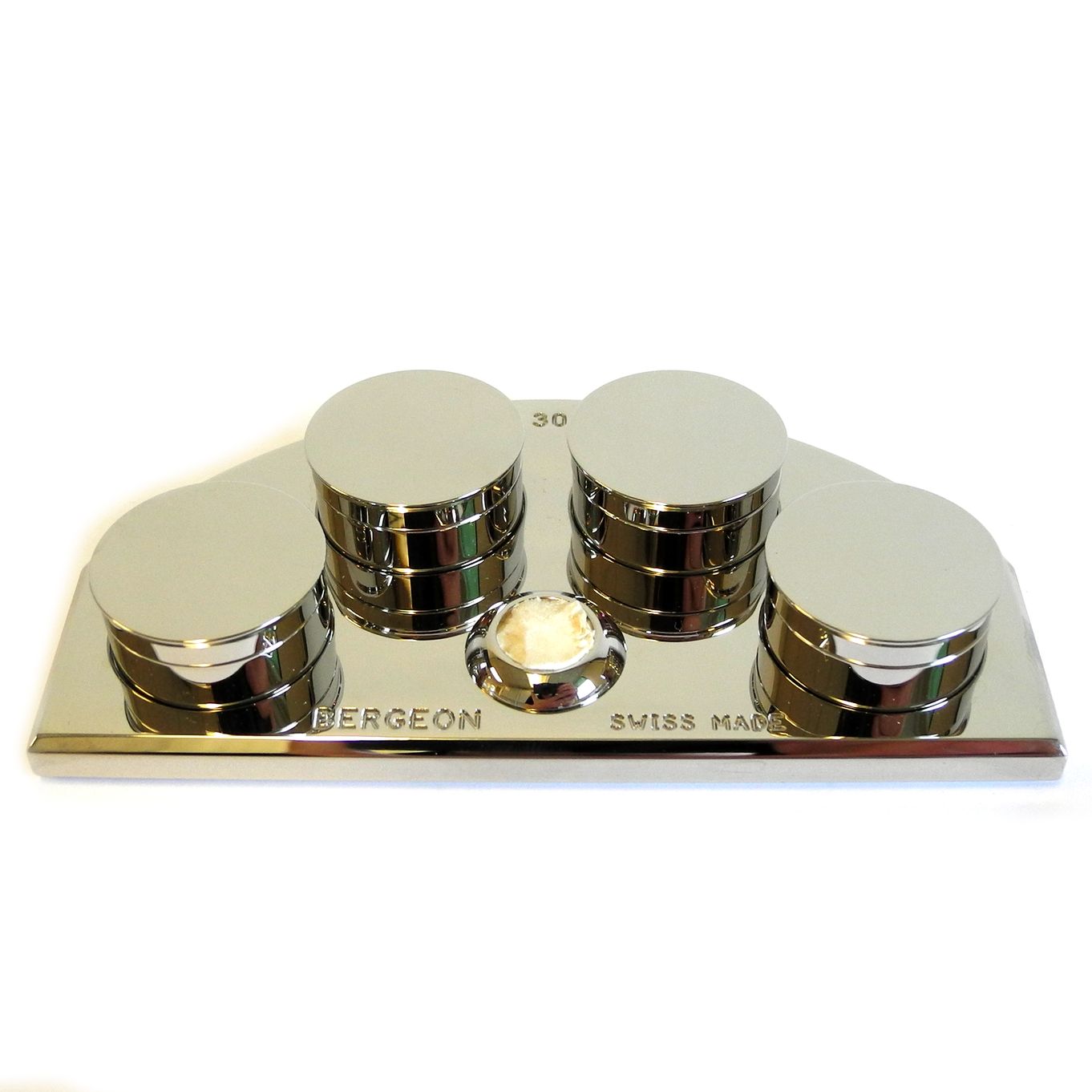 Oil Cup Stand Brass Polished Chrome Bergeon 30180 - HO30180
