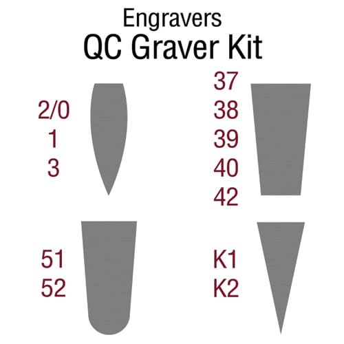GRS Glensteel QC Engravers Kit - 022-581