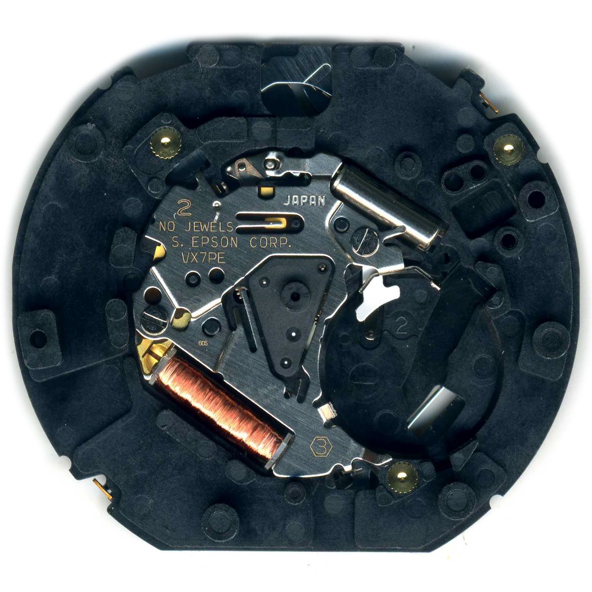 Hattori VX7P Quartz Watch Movements - MZHATVX7P