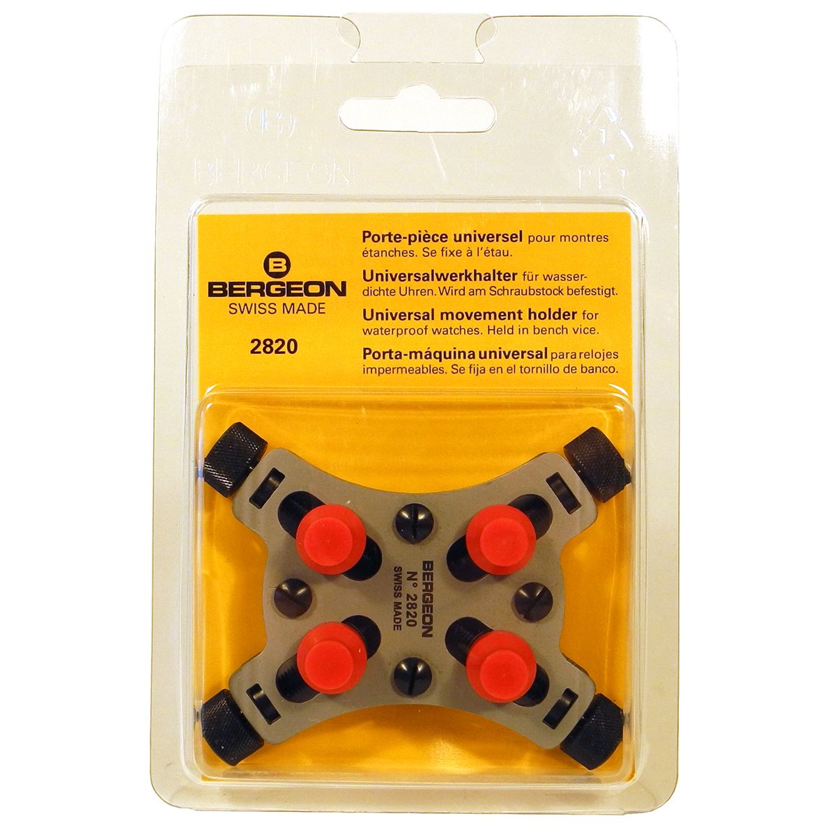 Vice Universal Holder For Waterproof Watches Bergeon 2820 - HV2820