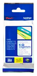 18mm Blue on White Brother P-Touch Tape TZe-243 - HTZ243