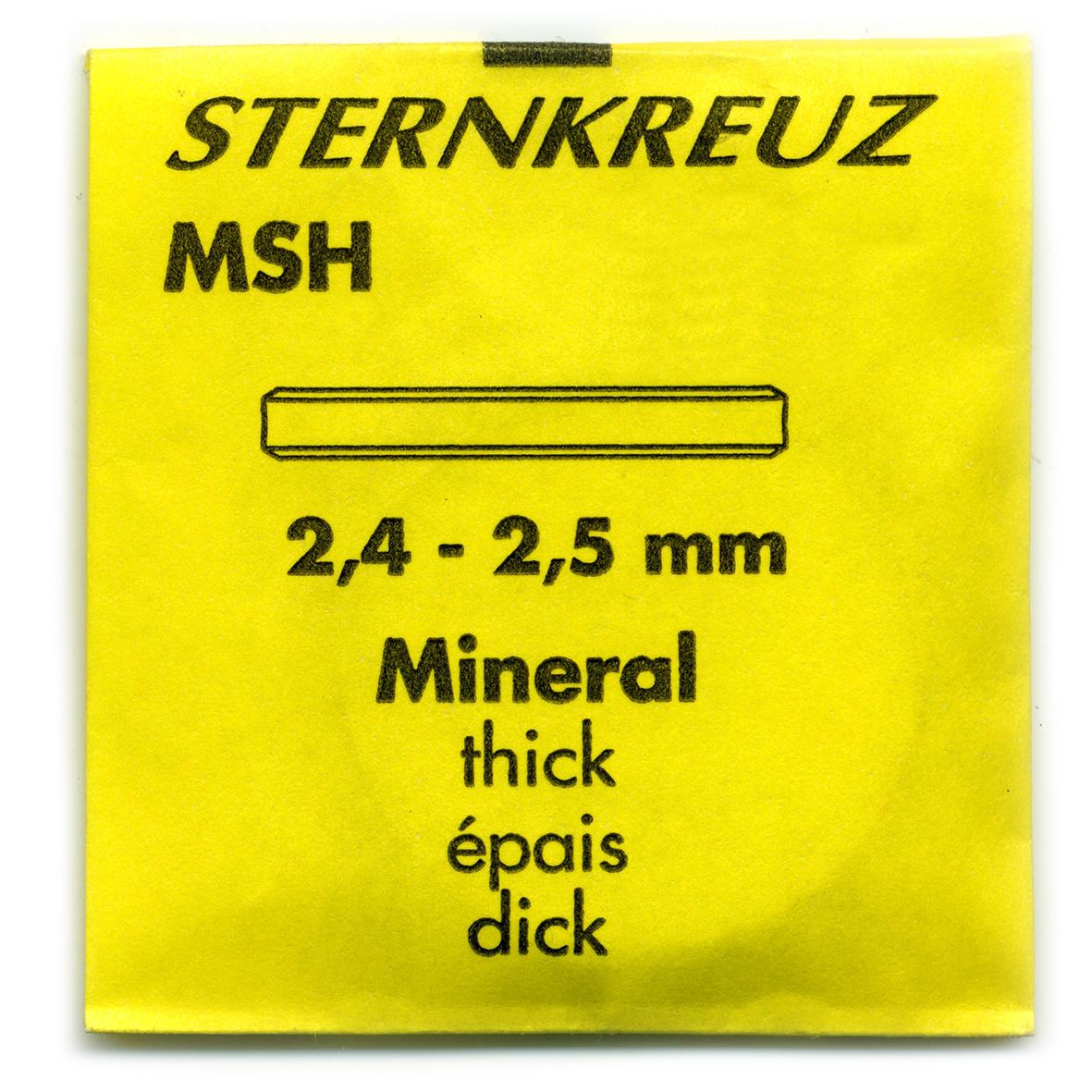 Sternkreuz MSH 2.50mm Thick Flat Mineral Watch Glass Sizes 175-450 - MG3030