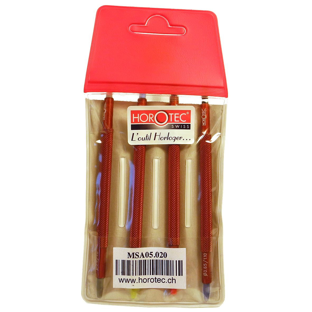 Watch Hand Fitting Tools Set Of 4 Horotec MSA05.020 - HH05020