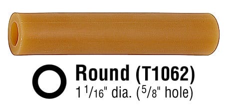 Wolf Gold Round Wax Tube T1062, Outside Ø27mm, Inside Hole Ø16mm - TC0223