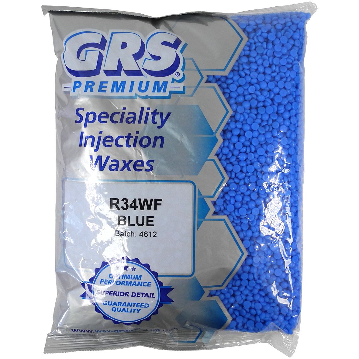 GRS Blue Injection Wax 1Kg R34WF - TC01934