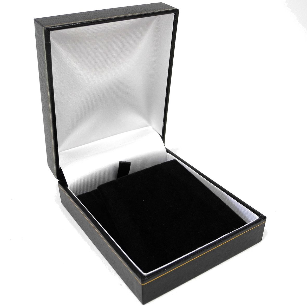 Pendant Case Box (Large) Black 76mm x 92mm x 35mm - SP825