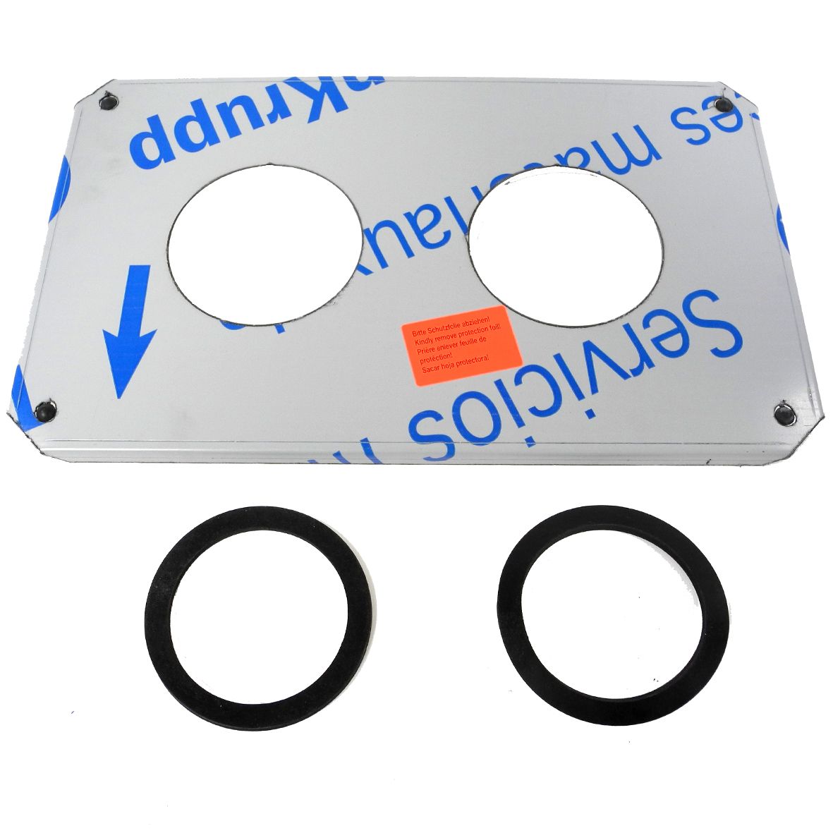 Ultrasonic Positioning Lid Cover Stainless Steel For HU171 Elma Xtra TT30/H Ultrasonic - HU1712