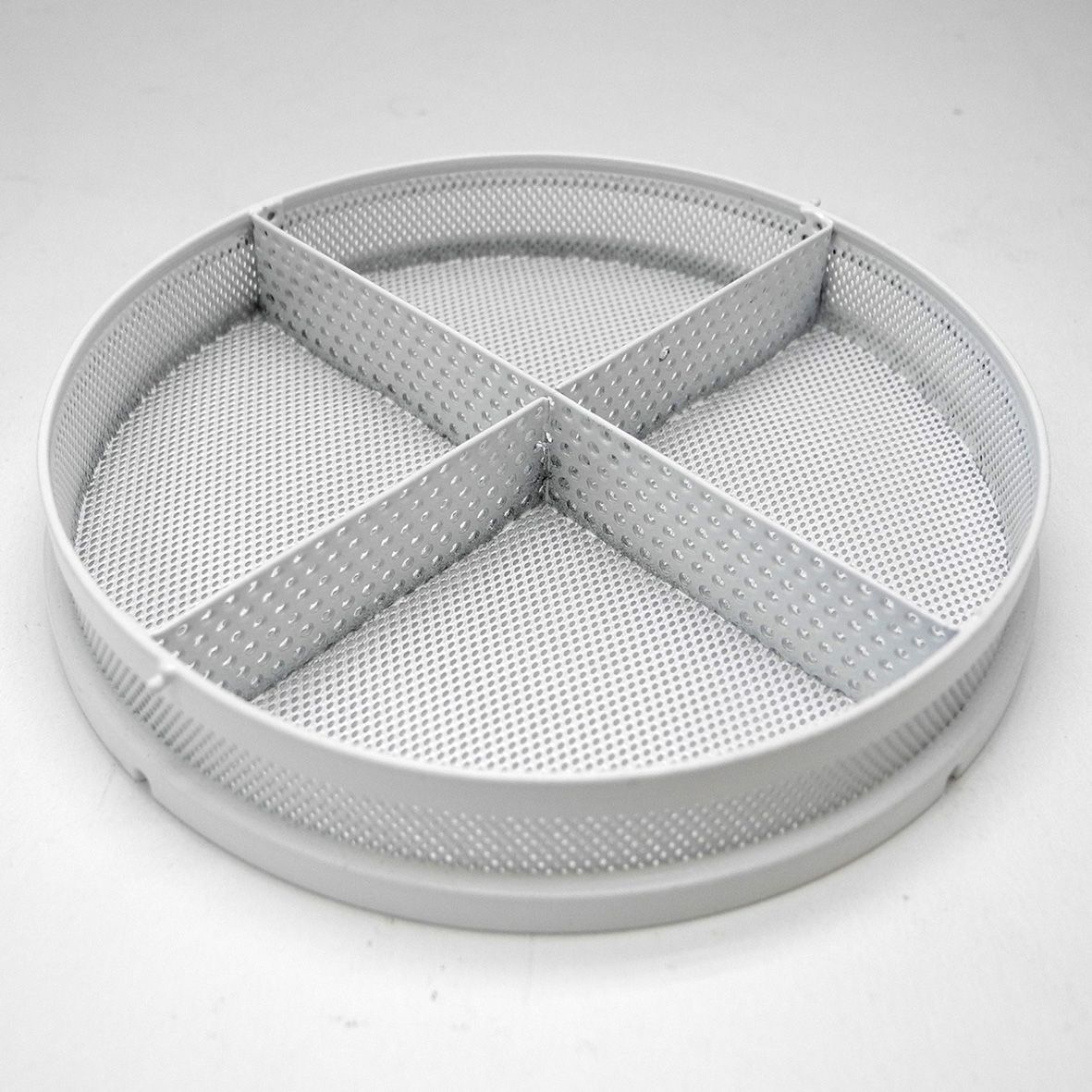 Basket Insert 4 Divisions Ø80mm Rilsan Coated Stainless Steel For Elma Solvex VA - HCVA17