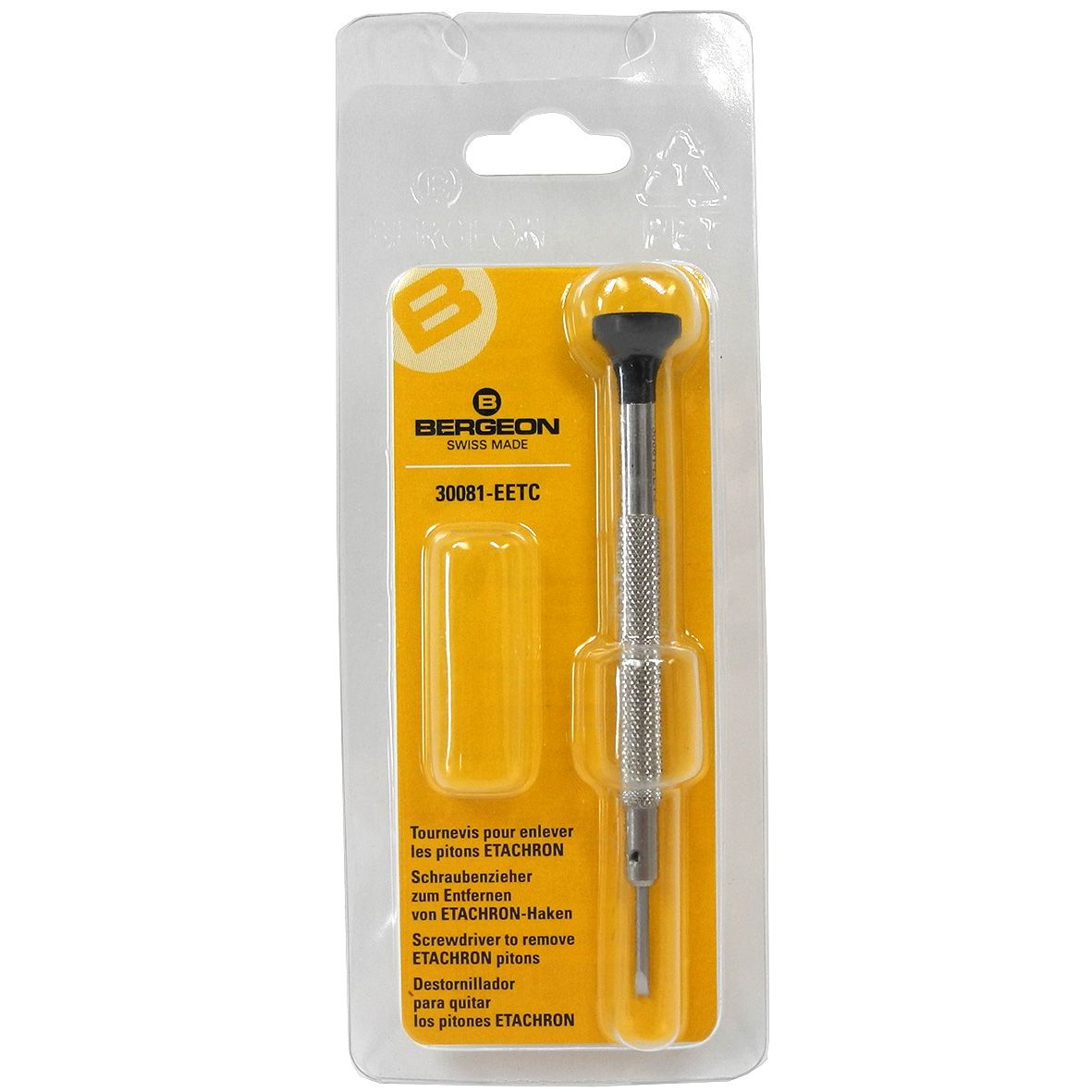 Screwdriver With Blade To Remove ETACHRON Pitons Bergeon 30081-EETC - HS30081-EETC