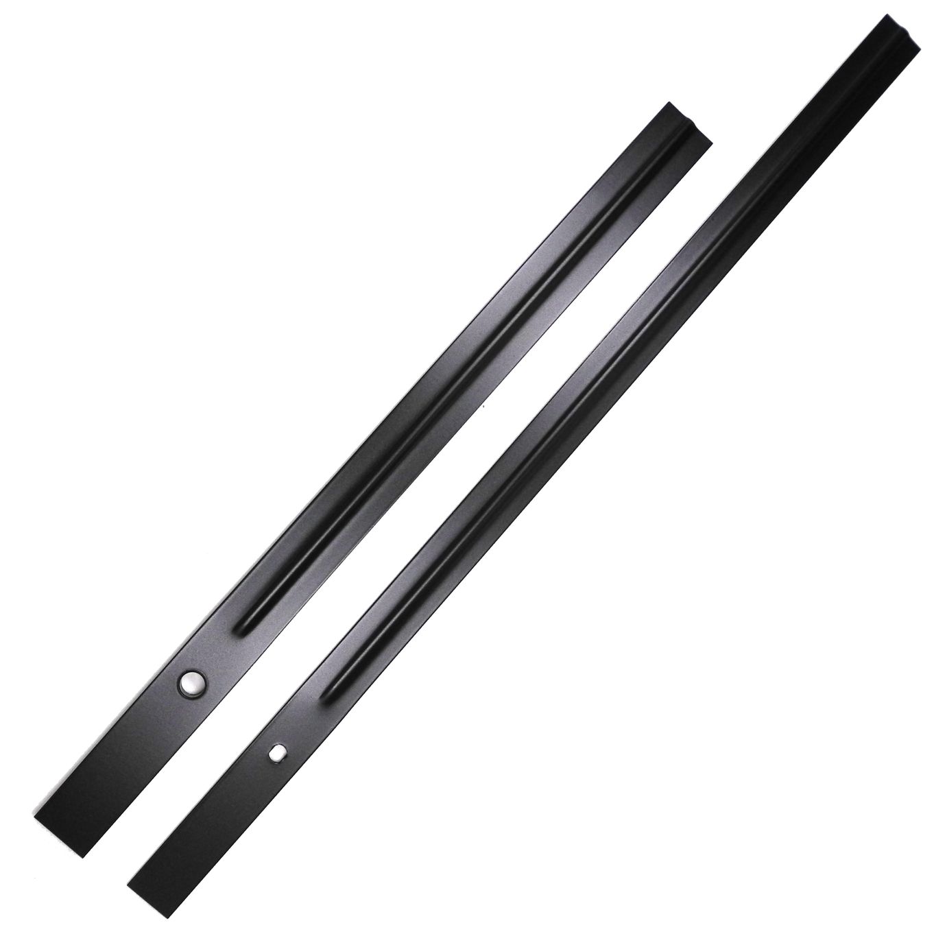 Ribbed Baton Clock Hands, Black, Minutes 200mm, Hour 155mm - CH4200