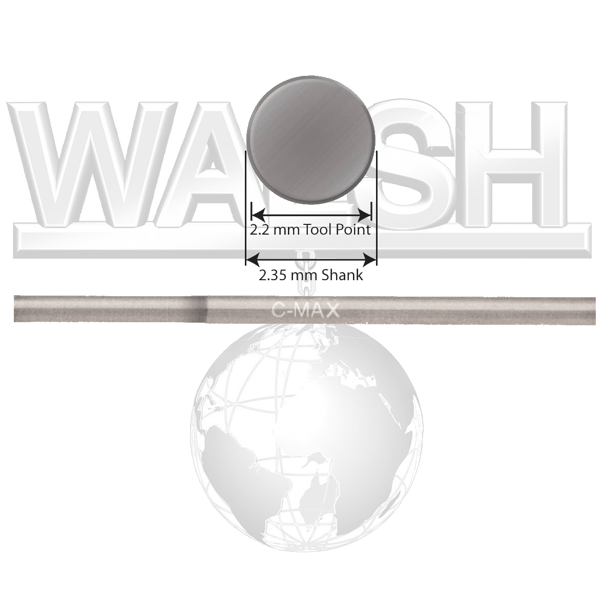 GRS C-Max Stepped Round Graver Point 2.2mm - 022-789