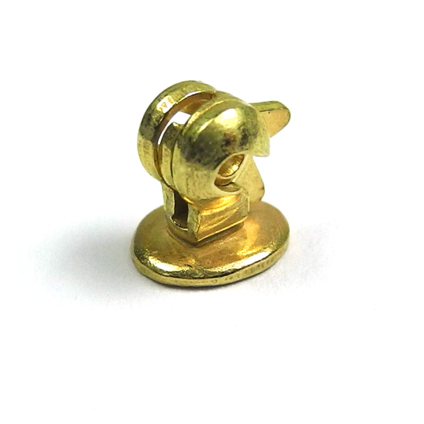 9ct Yellow Gold Roller Catch with Base Catches Findings - FB536