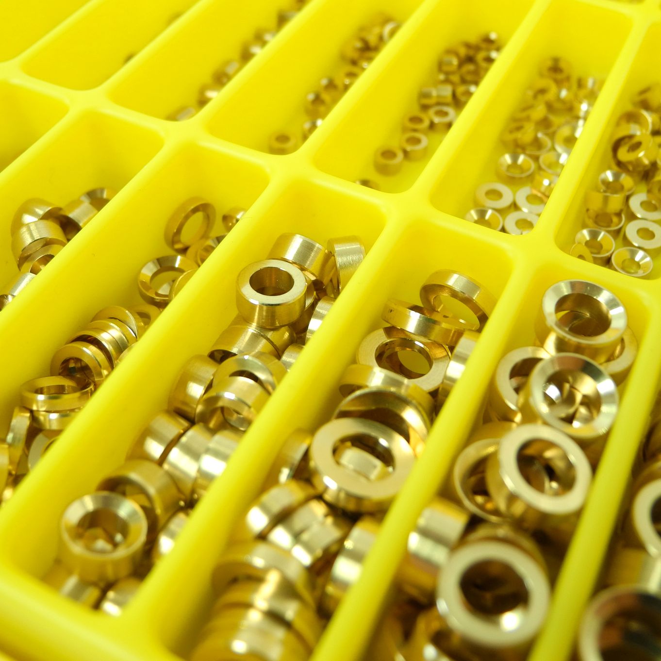 Bergeon 5701 Brass Bush Set Assortment (1500 Pieces) - CB5701