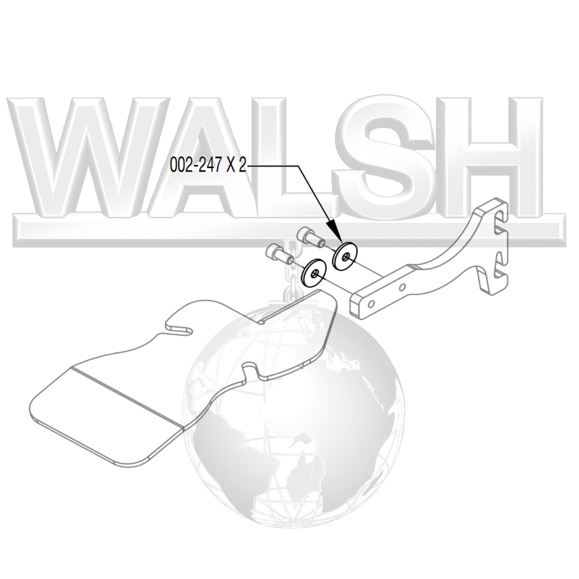 Spare Part for GRS BenchMate system - 022-247