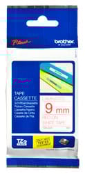 9mm Red on White Brother P-Touch Tape TZe-222 - HTZ222