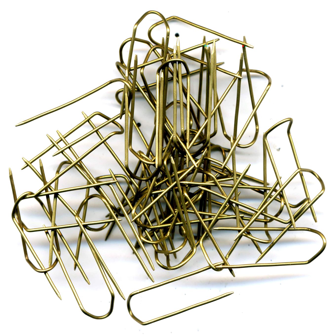 Economy Display Pins 25mm Gilt - FP418