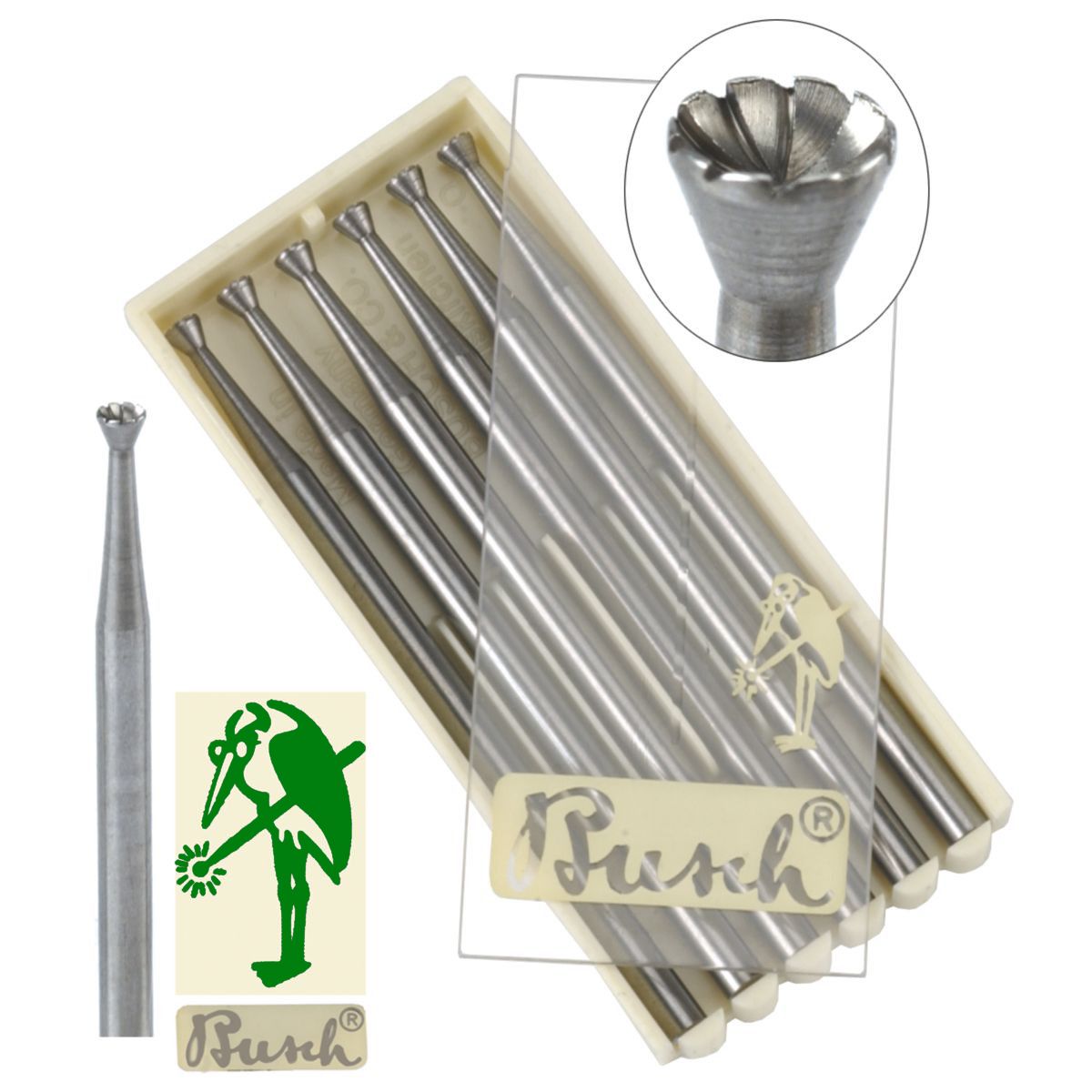 Busch 411C Conical Cup Burr - TF411C