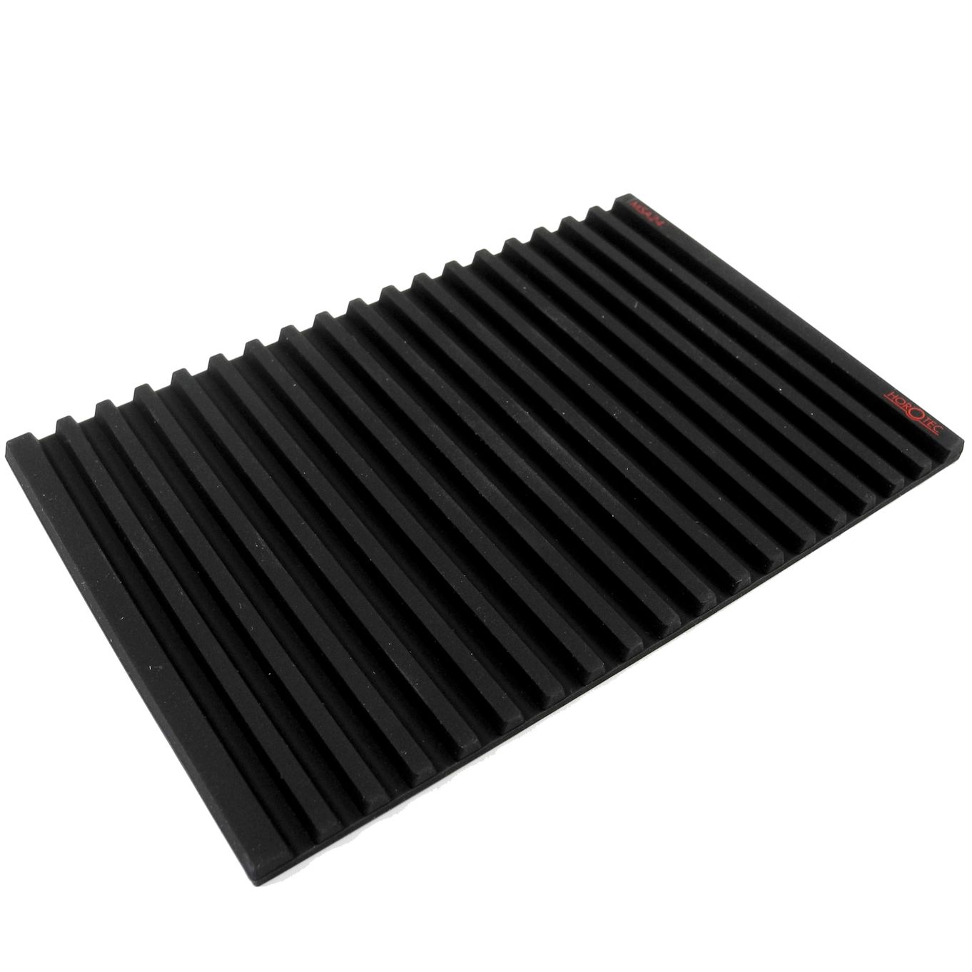 Bench Mat Black Silicon Anti-Slip With 19 Grooves Horotec MSA24.222 - HW24222